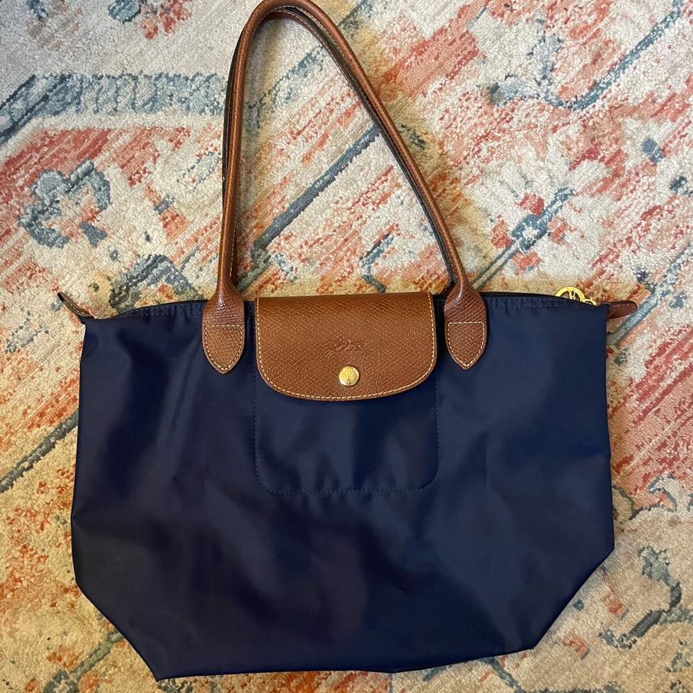 Longchamp Le Pliage Medium Tote - Navy